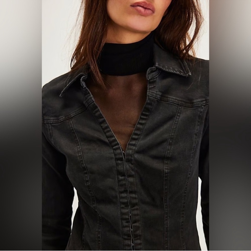 NWOT free people Kenny Slim Tunic - Picture 2 of 16